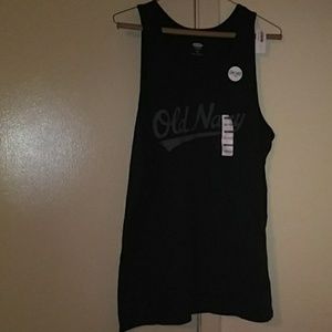 Black tank top